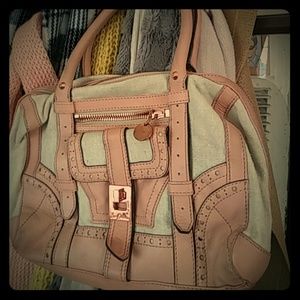 Pink and Twill Sam Edelman Purse